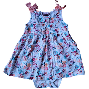 3/35$ Sergent Major Baby Girl Dress Romper – Floral Print – Size 12M / 80cm